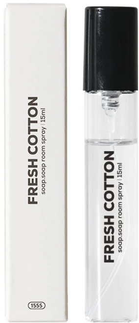 1555 소프소프 룸스프레이 프레쉬코튼 본품, 15ml, 1개 - 쿠팡
