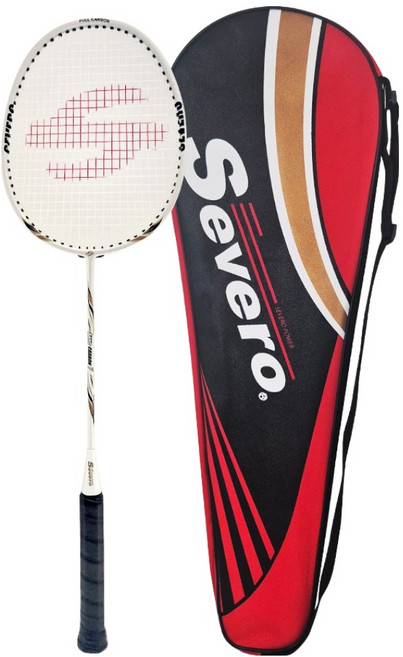 세베로 나노카본7 배드민턴 라켓 + 풀커버 화이트, 1개