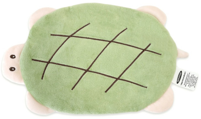 데미무드 메론빵거북이 인형 필통 파우치 정리함, 그린, 1개