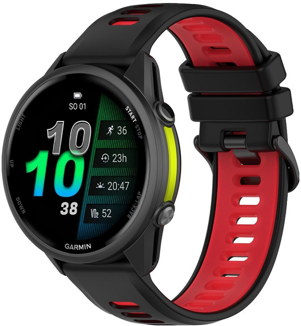 스페이스쉴드 러너 트랙 실리콘 스트랩, 블랙레드, 1개