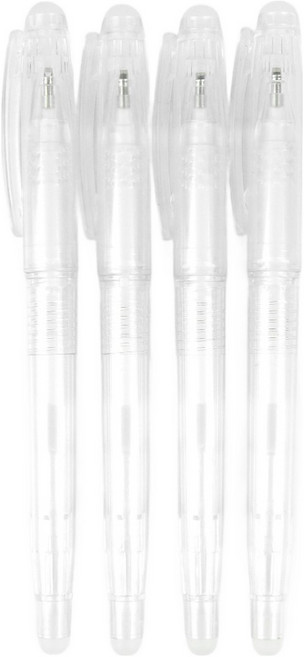 소잉바이핸드 아이롱펜 1mm 4p, 화이트, 1개