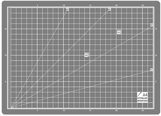 윈스타 칼라 커팅매트, 그레이
