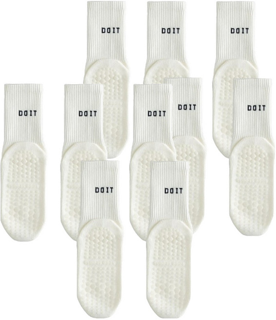 여성용 논슬립 요가 필라테스 양말 sj087 5켤레