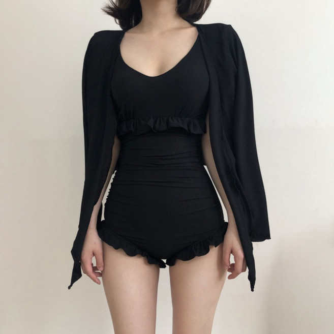 로브로코 임산부 만삭 원피스 가디건 + 수영복 세트