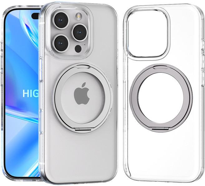 HIGHON K 透明 PC 磁吸支架手機殼