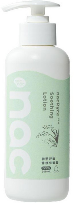 nac nac 初潤舒敏修護保濕乳, 1個, 200ml