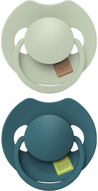 디프락스 러비 쪽쪽이 2종 세트, 6개월 이상, 피스타치오, 그린, 1세트