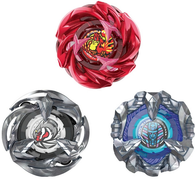 베이블레이드 X UX-07 피닉스 러더 덱 배틀팽이 세트, 혼합색상, 1세트