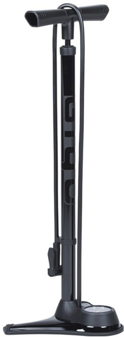 지요 스탠드형 슈레더 프레스타 던롭 로드 픽시용 자전거 펌프 160psi GF-73, 블랙, 1개