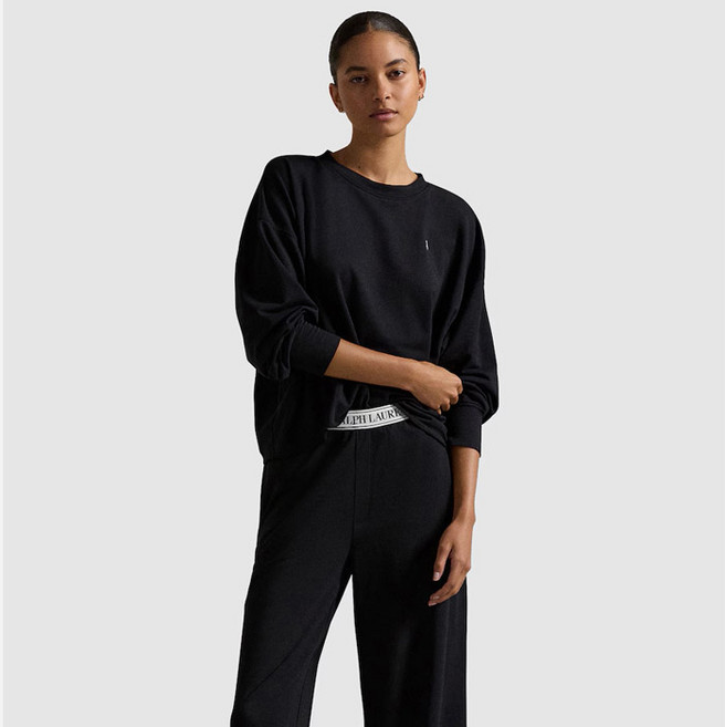 폴로랄프로렌 여성용 프렌치 테리 파자마 상하의 세트 RL24FW 4P8030