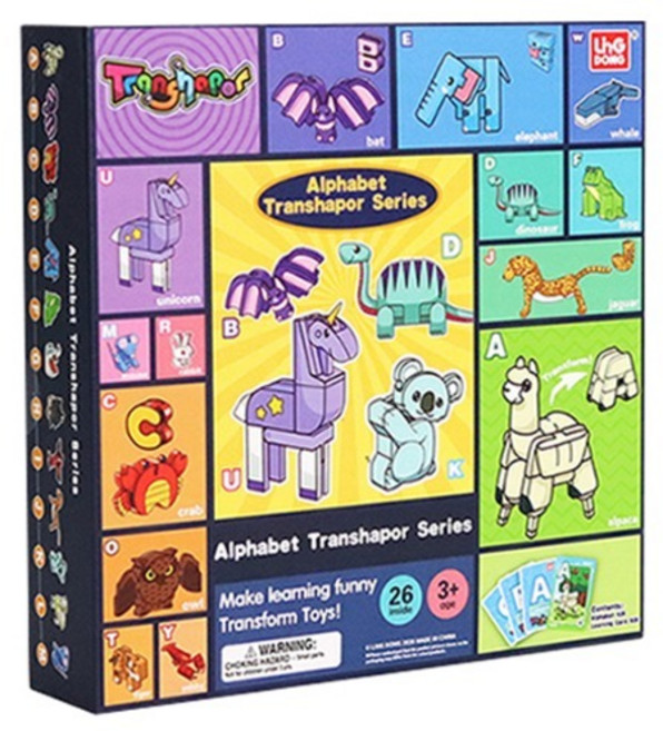 MY LITTLE TIGER 字母轉盤畫板, 1個, 混合顏色