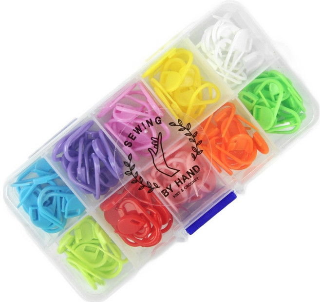 소잉바이핸드 컬러 단수링 10종 + 보관함 세트, 혼합색상, 1세트