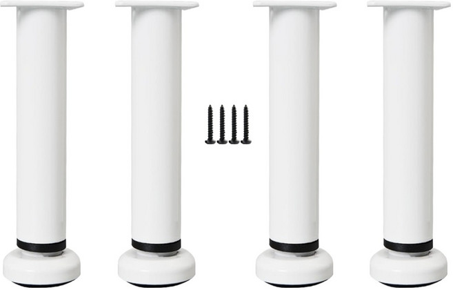 스태빌 폴리노 가구 다리 12~18cm, 화이트, 4개