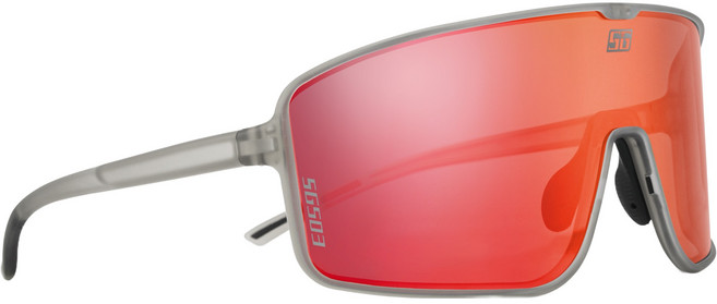 Hobicinali 鏡面變色 自行車 跑步 高爾夫 運動太陽眼鏡, 灰色(鏡框) + 紅色(鏡片), 1個