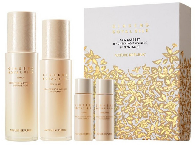 네이처리퍼블릭 진생 로얄 실크 스킨케어 2종 세트, 1세트