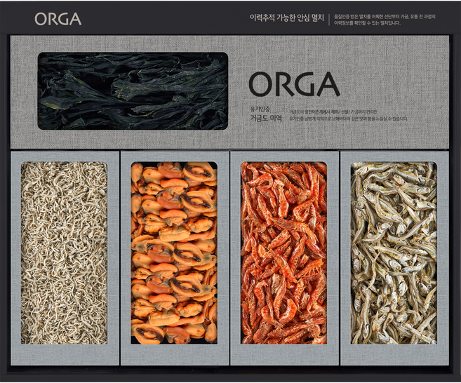 올가홀푸드 거금도 + 미역 + 건어물 혼합 세트, 1세트