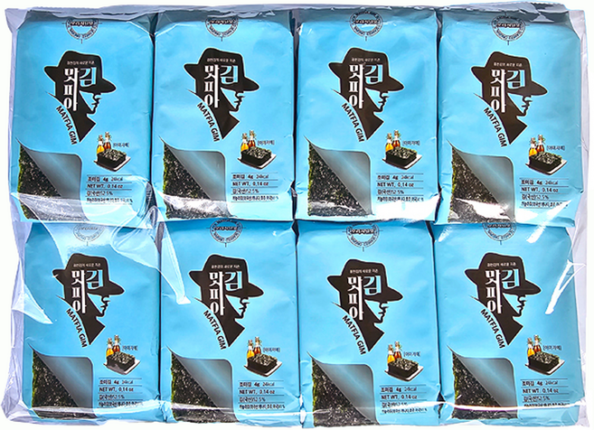 맛피아김 오리지널맛 도시락김, 4g, 16개