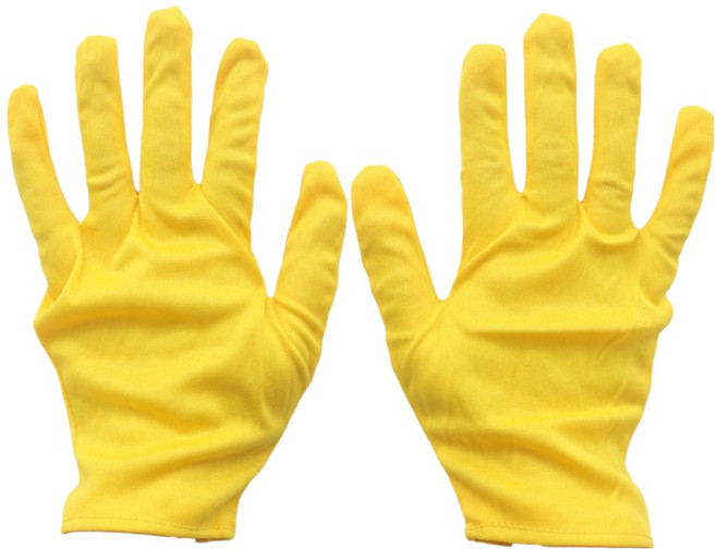 파티짱 체육대회 야유회 단체 용품 응원 장갑, 옐로우, 1개