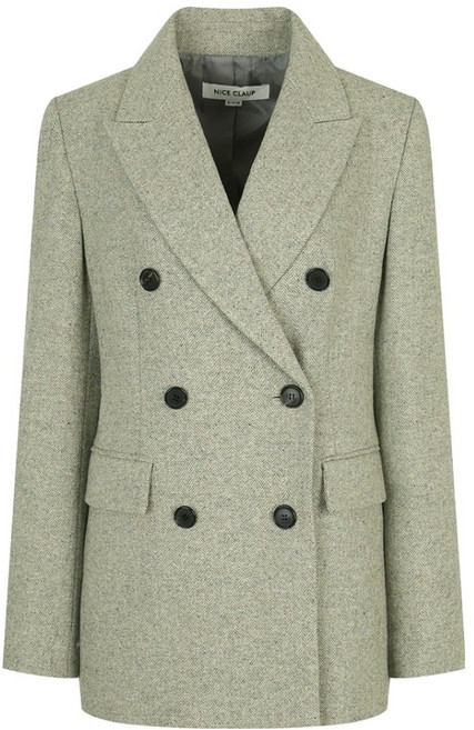 나이스클랍 여성용 더블 여밈 자켓 N234MWJA63