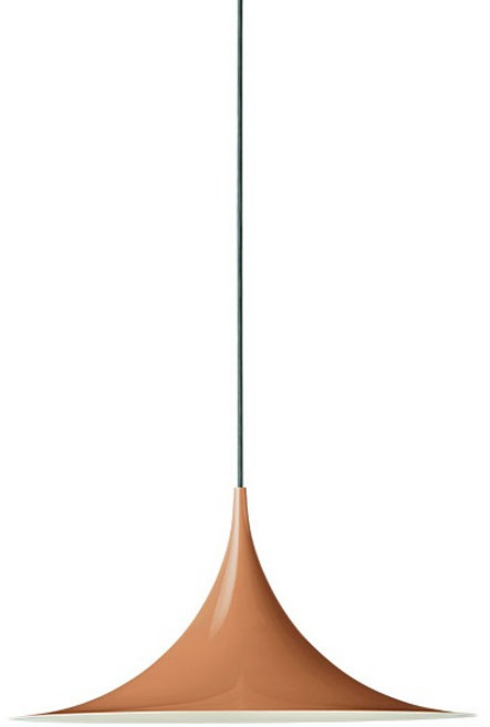 구비 세미 펜던트 조명 47cm, 오렌지