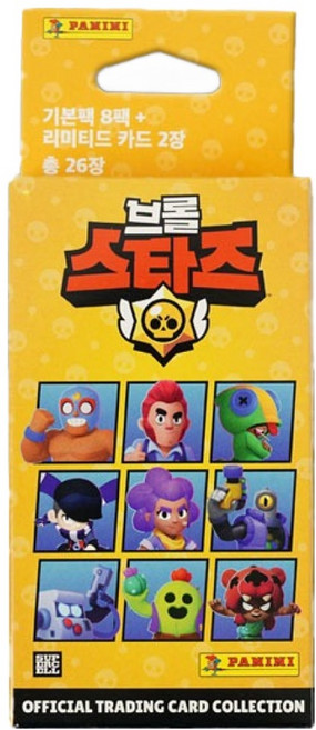 파니니 코리아보드게임즈 브롤스타즈 컬렉션 카드 2025 멀티팩, 혼합색상, 1개