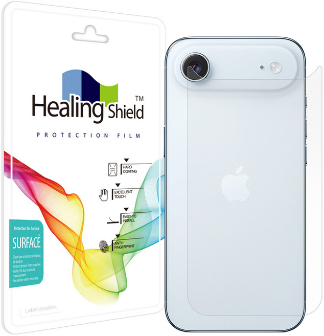 힐링쉴드 무광 후면보호필름 세트, 1세트