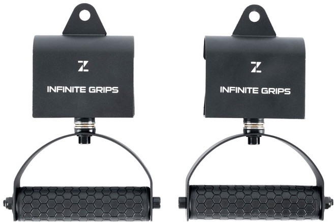 제로투히어로 헬스 인피니트 그립, 블랙, 2개