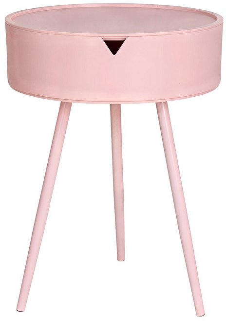 樂嫚妮 輕鬆取托盤茶几桌, 粉色