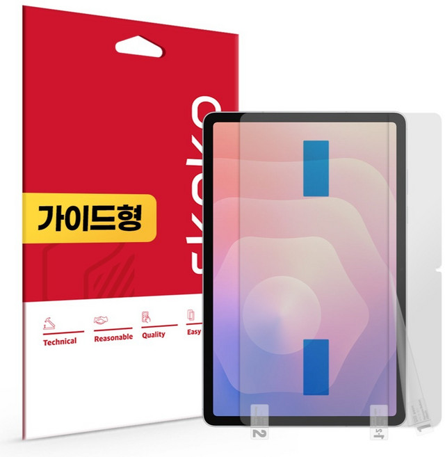 스코코 지문방지 저반사 액정보호필름, 혼합색상, 1개