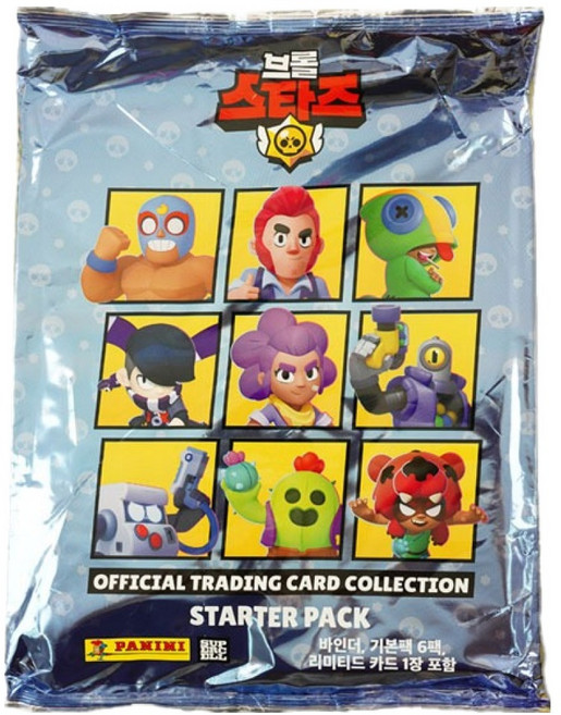 파니니 코리아보드게임즈 브롤스타즈 컬렉션 카드 2025 스타터, 혼합색상, 1개