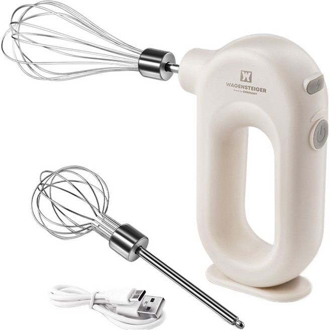 바겐슈타이거 계란 크림 무선 전동 거품 에어믹스, 1개, 혼합색상