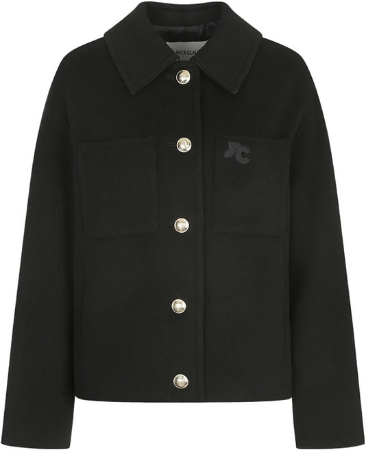 나이스클랍 여성용 스탠카라 핸드메이드 자켓 N234XWC973