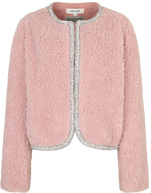 나이스클랍 여성용 에코퍼 크롭 자켓 N234MWF953