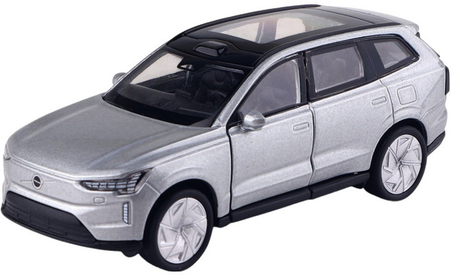 웰리 볼보 EX90 다이캐스트 1:38, 실버, 1개