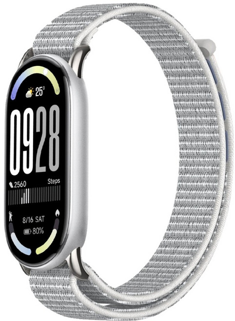 스페이스쉴드 프리미엄 모노 스포츠루프 스트랩, 실버화이트, 1개