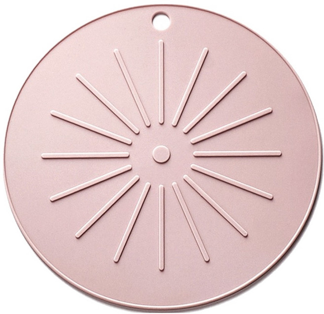 리빙안 실리콘 인덕션 보호 매트 소 20cm, 1개, 핑크