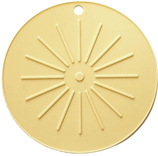 리빙안 실리콘 인덕션 보호 매트 소 20cm, 1개, 옐로우