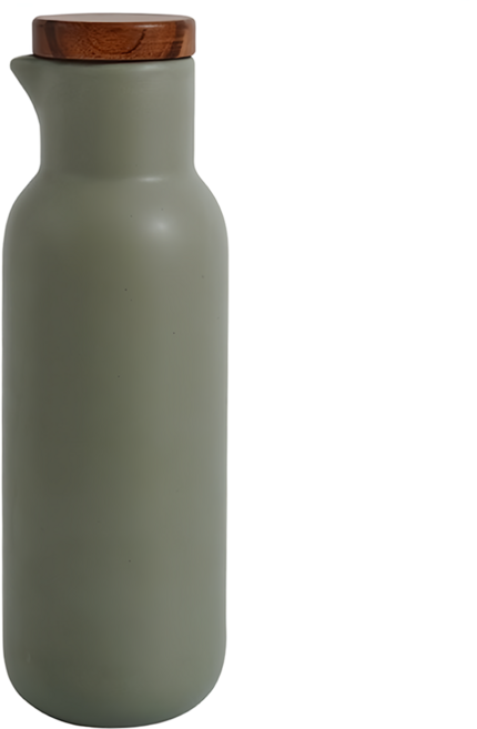 Hesii 啞光極簡油瓶 啞光綠, 1個, 500ml