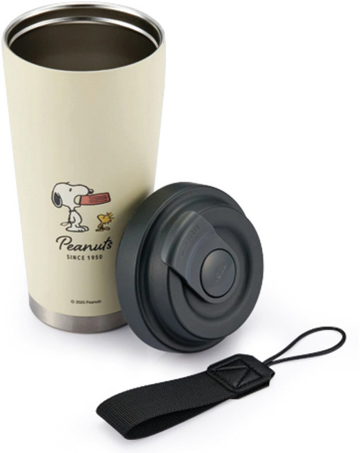 스케이터 STEM5 스텐 이지 머그 보틀, 스누피, 1개, 480ml