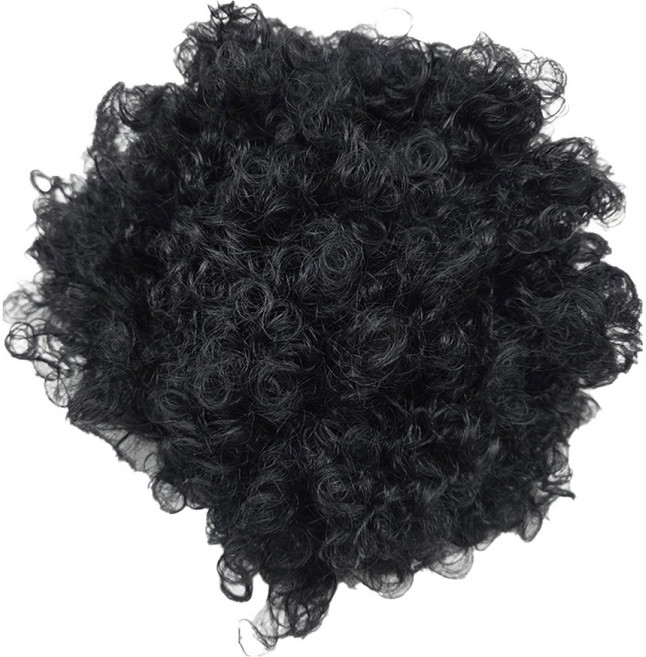 파티짱 뽀글이 폭탄 대머리 할머니 파티가발, B12 디스코 블랙, 1개