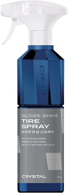 불스원 뉴 크리스탈 타이어 유성 스프레이, 500ml, 1개