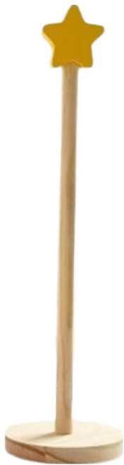 미르홈퍼니 원목 키친타올 홀더 머리띠 머리끈 정리, 스타, 1개