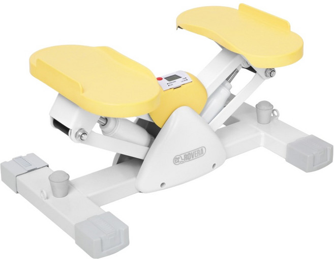 로베라 좌우 계단오르기 걷기 유산소 운동 사이드 스텝퍼 M-90, 옐로우