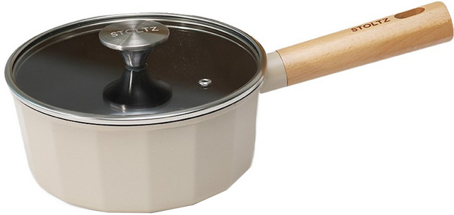 슈톨츠 인덕션 IH 편수냄비, 초코, 1개, 18cm