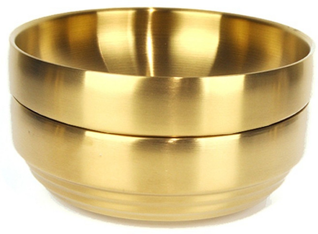 네오트리 티타늄 이중 면기 중 210 x 210 x 72 mm, 골드, 2개