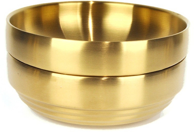 네오트리 티타늄 이중 면기 대 230 x 230 x 78 mm, 골드, 2개