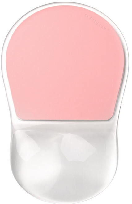 쿠슝 젤리 마우스 패드 손목 보호 받침대, 핑크, 1개