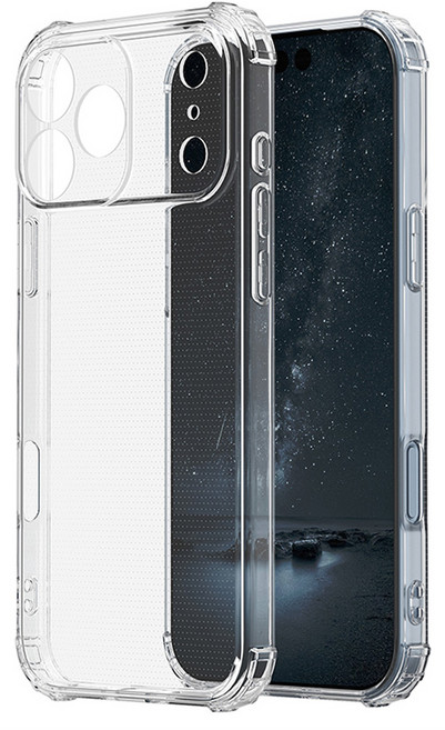 YADI 亞第 手機 空壓殼 手機殼 iPhone 17 Pro Max 軍規防摔 四角氣囊 MIL-STD-810G-516.6 透明 MSA4-AP-IP17PROMAX