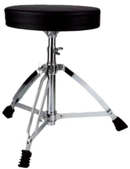 프레토 드럼의자 기타 연습 연주용 의자, 블랙, 1개