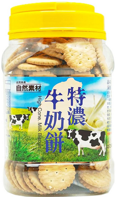 自然素材 特濃牛奶餅, 1個, 320g
